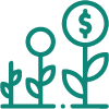 Money plant icon